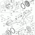 MULE 4000 TRANS (KAF620WKF) Rear hubs  /  brakes