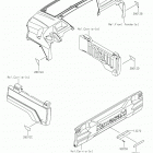 MULE PRO-DXT (KAF1000BKF) Отражатели