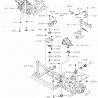 MULE PRO-DXT EPS LE Крепление двигателя