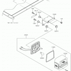 MULE SX (KAF400HKF) Фонарь