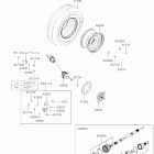 MULE PRO-MX (KAF700DKF) Front hubs  /  brakes