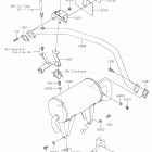 MULE SX (KAF400TKF) Глушитель