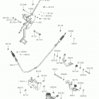 MULE PRO-MX Brake pedal  /  throttle lever