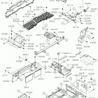 MULE PRO-DXT DIESEL Детали рамы (зад.)