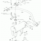 MULE SX (KAF400RKF) Глушитель