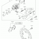 MULE PRO-FX (KAF820FKF) Передний тормоз
