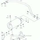 MULE SX (KAF400HKF) Глушитель