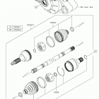 MULE PRO-FX (KAF820FKF) Карданный вал