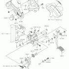 MULE PRO-DXT (KAF1000AKF) Brake pedal  /  throttle lever(ahf)