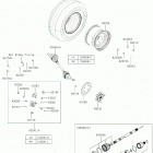 MULE PRO-MX (KAF700DKF) Rear hubs  /  brakes