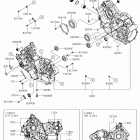 TERYX (KRF800GKFA) Картер двигателя