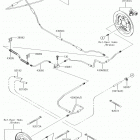 MULE SX (KAF400HKF) Задние тормозные трубопроводы