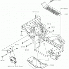 MULE SX (KAF400PKF) Крепление двигателя