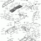 MULE PRO-DXT (KAF1000HJF) Детали рамы (зад.)