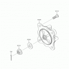MULE PRO-DXT Rear hubs  /  brakes