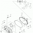 MULE SX Крышка вариатора