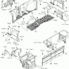 MULE PRO-DXT (KAF1000BJF) Детали рамы (фронт)