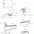 TERYX (KRF800FJF) Decals(white)(fkf)