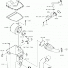 MULE SX (KAF400HJF) Air cleaner(hhf-hjf)(us)
