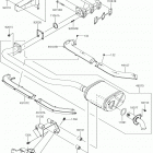 MULE PRO-DXT (KAF1000HJF) Глушитель