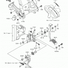 MULE PRO-FX Brake pedal  /  throttle lever