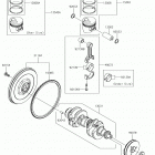 MULE PRO-DXT (KAF1000HJF) Crankshaft  /  piston(s)