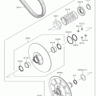 MULE PRO-DXT (KAF1000HJF) Driven converter  /  drive belt