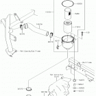 MULE 4000 (KAF620PJF) Air cleaner-belt converter