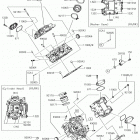 TERYX (KRF800GJFA) Головка цилиндров