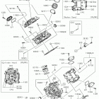 TERYX (KRF800FJF) Головка цилиндров