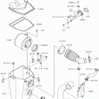 MULE SX (KAF400HJF) Air cleaner(hhf  /  hjf)(cn)