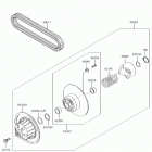 MULE 4010 4x4 (KAF620TJF) Driven converter  /  drive belt