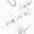 MULE PRO-FXR Driven converter  /  drive belt