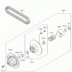 MULE 4000 (KAF620PJF) Driven converter  /  drive belt