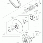 MULE PRO-DXT Driven converter  /  drive belt