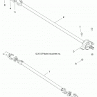 RANGER 570 CREW FULL SIZE Drive train, front and rear prop shaft - r21cda57a...