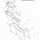 POLARIS GENERAL Body, center console, rear - g20g4d99as  /  bs (70...