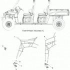 RANGER 570 CREW FULL SIZE Body, side nets - r21cda57a1  /  b1 (701897)