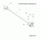 R19RHE99AD/BD/LD/K99AK/BK POLARIS GENERAL 1000 4P PS RC Drive train, rear prop shaft - r19rhe99ad  /  bd  ...