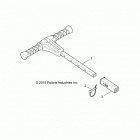 RZR XP Body, grab bar, passenger - z20nae99fc  /  e99nc  ...