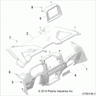 Z19VEL92AK/BK/AR/BR RZR XP TURBO S Body, dash and glovebox - z19vel92ak  /  bk  /  ar...