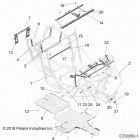 Z19VEL92AK/BK/AR/BR RZR XP TURBO S Chassis, main frame and skid plates - z19vel92ak  ...