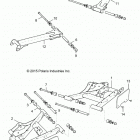 POLARIS GENERAL 1000 PREM (G20GAP99AM) Suspension, rear control arms - g20gap99am (700838...