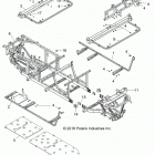 RANGER 570 CREW Chassis, frame - r21m4a57b1  /  b9  /  ebx (702414...