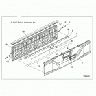 RANGER 570 CREW FULL SIZE Body, box tailgate asm. - r21cda57a1  /  b1 (70049...