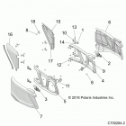 RZR XP 4 Body, doors, rear - z20n4e99ac  /  an  /  bc  /  b...