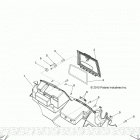 RANGER 570 CREW FULL SIZE Body, glove box storage - r21cda57a1  /  b1 (70073...