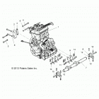 POLARIS GENERAL 1000 PREM (G20GAP99AM) Engine, mounting - g20gap99am (49rgrenginemtg14rzr...