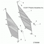 RANGER Body, side nets - r20rrr99a  /  b (c700068)