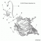 POLARIS GENERAL 1000 PREM (G20GAP99AM) Drive train, main gearcase mounting - g20gap99am (...